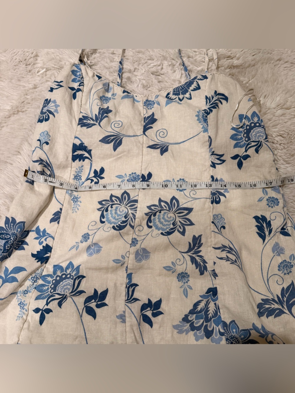 Abercrombie & Fitch Women's
Lace-Trim Linen-Blend Mini Dress - Picture 6 of 8
